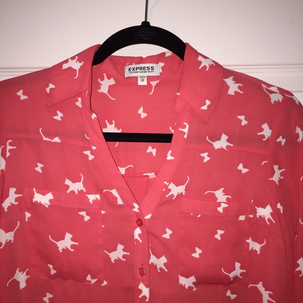 Express Button down Top - Picture 4 of 4